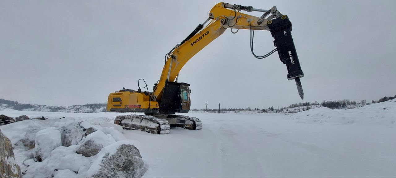 Гидромолот EDDIE175 в работе